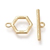 Brass Toggle Clasps X-KK-F820-04G-2