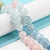 Natural Morganite Beads Strands G-P503-10MM-01-3