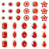 100Pcs Teardrop/Heart/Star Sew on Rhinestones GACR-TA0001-07B-3