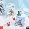 48Pcs 4 Styles Christmas Plastic Cabochons FIND-SC0011-29-6