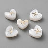 5Pcs Natural White Shell Beads BSHE-TAC0004-02B-1