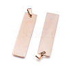 Ion Plating(IP) 304 Stainless Steel Pendants STAS-F241-01B-RG-2