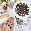 100Pcs 4-Hole Coconut Buttons BUTT-CY0001-30-3