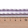 Electroplate Glass Beads Strands EGLA-Q128-13B-4