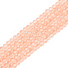 Glass Beads Strands EGLA-A034-T6mm-D21-2