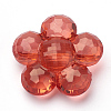 Transparent Acrylic Beads TACR-T002-17-2