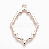 Rack Plating Alloy Open Back Bezel Pendants LS-X-PALLOY-Q351-06RG-FF-2