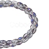 Electroplate Glass Beads Strands X-EGLA-J013-4x6mm-H04-4
