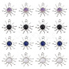 20Pcs Natural Gemstone Pendants FIND-SC0003-99-1