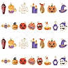 30Pcs 15 Styles Alloy Enamel Pendants ENAM-FS0001-90-3