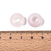 Natural Rose Quartz European Beads G-N359-17A-09-3