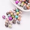 8mm Mixed Matte Acrylic Beads X-PB24P9284-1