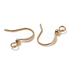 Brass Earring Hooks KK-F824-016G-3