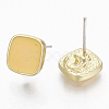 Alloy Enamel Stud Earring Findings PALLOY-N154-19E-3