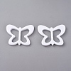 Resin Buckle Clasps RESI-WH0008-25D-1