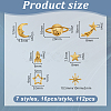 Zinc Alloy Cabochons PALLOY-OC0002-55AG-2