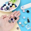 DIY Silicone Bead & Faux Suede Tassel Pendant Decorations Making Kits DIY-YW0010-10-4