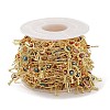 Brass Curved Bar Link Chains CHC-C001-07G-3