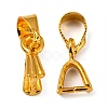 Brass Ice Pick Pinch Bails KK-KK06-G-3