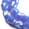 Electroplate Glass Beads Strands EGLA-D030-P4mm-B05-4