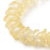 Transparent Glass Beads Strands LAMP-H061-01C-06-4
