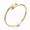 Brass Micro Pave Cubic Zirconia Cuff Bangles BJEW-T018-07G-NF-3