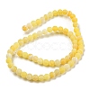 Natural Crackle Agate Beads Strands G-G055-6mm-6-5