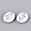 Handmade Porcelain Beads PORC-Q005-12D-2