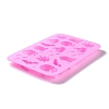 Halloween Theme Tombstone/Skull/Bat Cake Decoration Food Grade Silicone Molds DIY-E067-04-4
