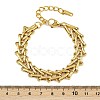 304 Stainless Steel Link Chain Bracelets for Women BJEW-C113-01G-5