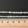 Natural Quartz Crystal Round Beads Strands G-J303-01-4mm-6