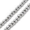 Electroplate Synthetic Magnetic Hematite Beads Strands G-E602-01C-1