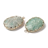 Natural Amazonite Faceted Pendants G-Q169-01G-02-2