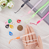 5 Strands Rubber Lanyard Straps DIY-GF0007-92-3
