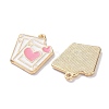 Alloy Enamel Pendants ENAM-O001-11N-G-2