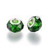 Handmade Glass European Beads X-GPDL25Y-71-2
