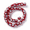 Handmade Evil Eye Lampwork Beads Strands LAMP-F024-01B-02-3