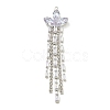 Brass Rhinestone Pendants KK-I715-13S-01-1