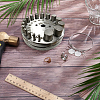 High-carbon Steel Circle Round Disc Cutter Set TOOL-WH0039-65-4