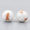 Electroplate Glass Beads EGLA-S178-11K-04-2