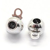 Anti-Tarnish Rhodium Plated 925 Sterling Silver Tube Bails STER-I016-126A-2