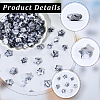 300Pcs 2 Styles Acrylic Beads OACR-PA0001-72-6