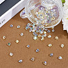 140Pcs 7 Colors Electroplate Glass Beads EGLA-HY0001-17B-4
