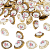 32Pcs 2 Colors Alloy Buttons FIND-OC0013-32-1