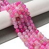 Dyed & Heated Natural Dragon Veins Agate Beads Strands G-P539-A01-06-2