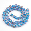 Handmade Gold Sand Lampwork Beads LAMP-T006-10E-2