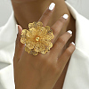 Elegant Middle Eastern Style Flower Iron Cuff Rings for Wedding Party RY8475-2