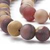 Natural Mookaite Beads Strands G-T106-158-2