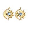304 Stainless Steel Rhinestone Pendants STAS-Z166-24G-03-1