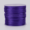 Nylon Satin Rattail Cords NWIR-L006-1mm-08-1